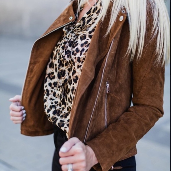 Esmara | Heidi Klum 100% Leather Moto Jacket - Picture 1 of 8